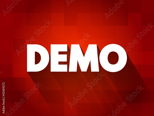 Demo text quote, concept background