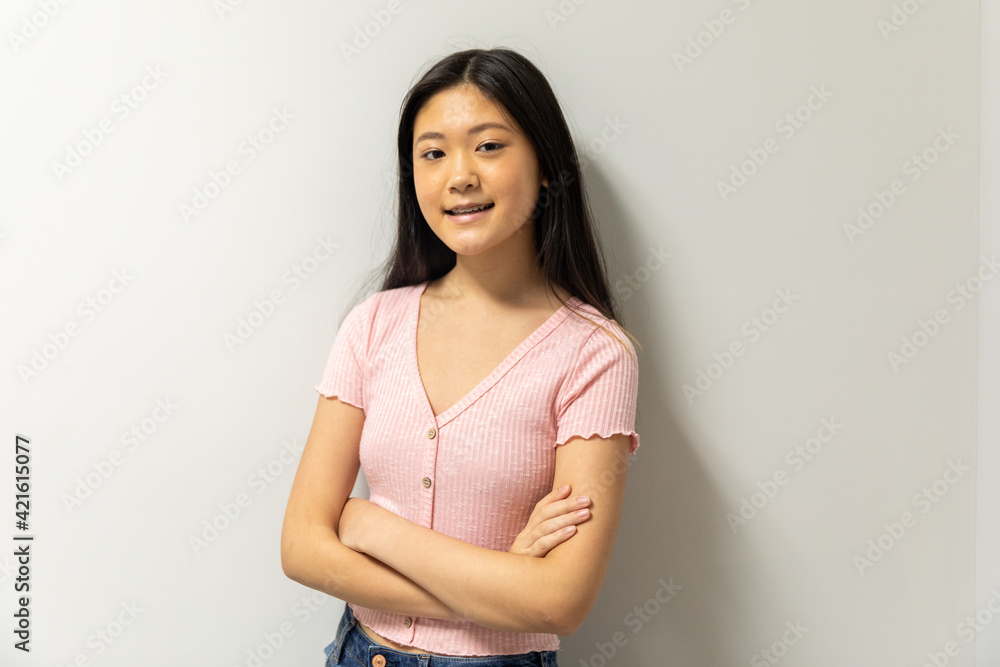Portrait of teenage Asian girl Portrait of teenage Asian girl
