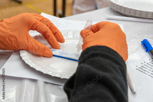Covid-19 Antigen-Test Corona Schnelltest