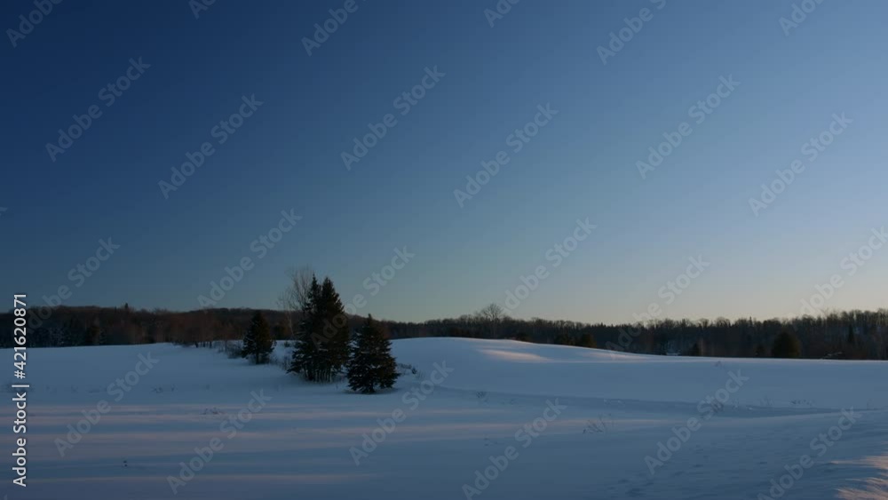 Winter wonderland timelapse. Beautiful norther views of the landscape. Escape the city for more space. New normal. Stunning landscape. Shot in 4k. Winter wonderland timelapse. Beautiful norther views of the landscape. Escape the city for more space. New normal. Stunning landscape. Shot in 4k.