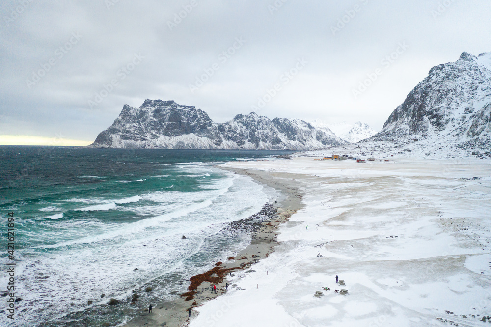 Lofoten Norway Aerial Photography of Mountains and the Beach
Lofoten Norway Aerial Photography of Mountains and the Beach