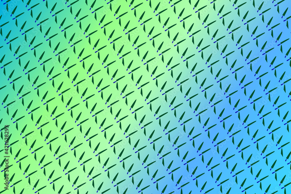 Digital grass pattern on a blue green gradient - Digital pattern background Digital grass pattern on a blue green gradient - Digital pattern background