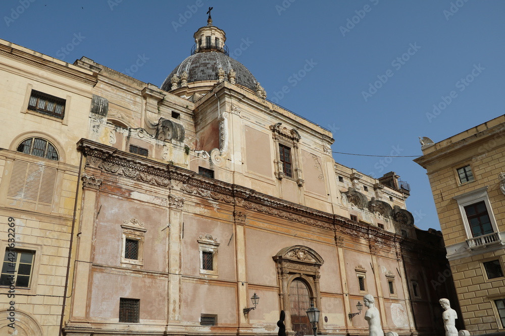 Church of Saint Catherine of Alexandria in Palermo, Sicily Italy