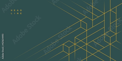 Abstract geometric technological background. Vector creative design.