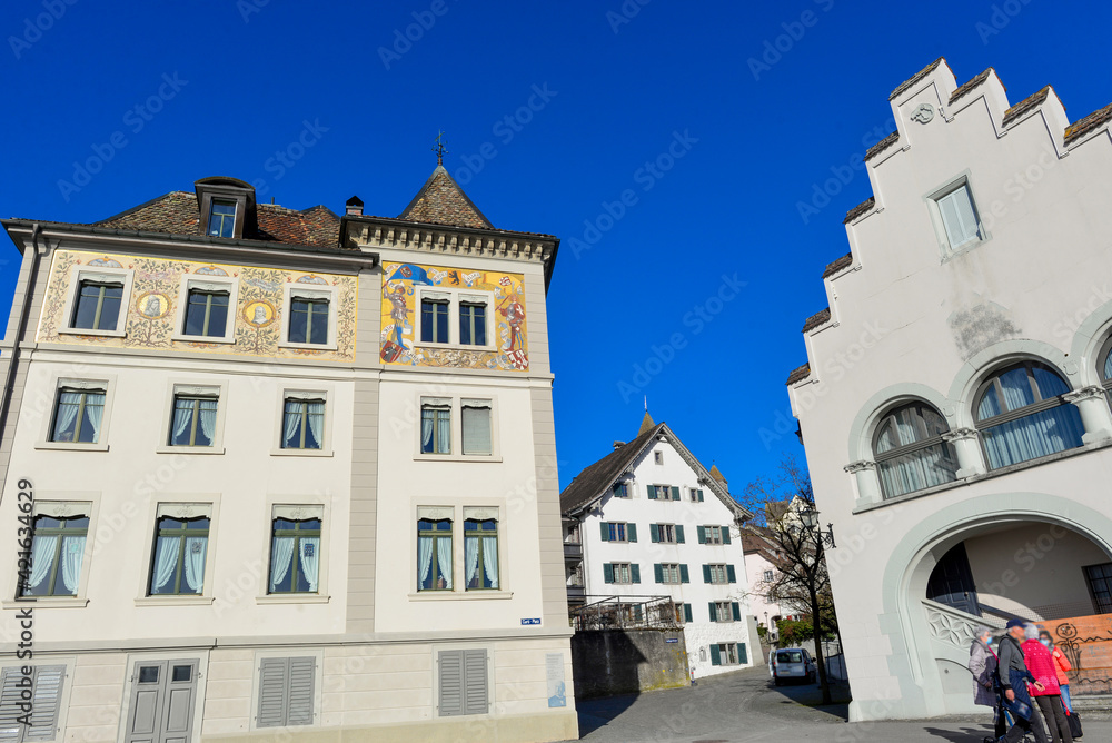 Historische Altstadt von Rapperswil Kanton St. Gallen 