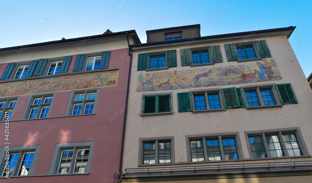 Obraz premium Altstadt Rapperswil / Kanton St. Gallen