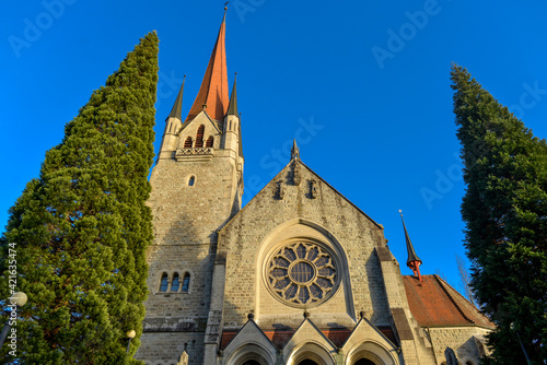 Katholische Kirche St. Michael in Zug / Schweiz photo