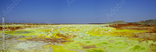 Obraz na płótnie Dallol volcano, Danakil, Ethiopia w salonie
