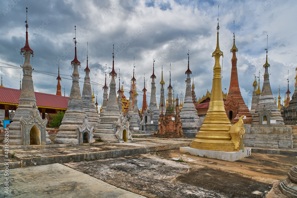 Stupas at Indein Village, Myanmar (Burma)
