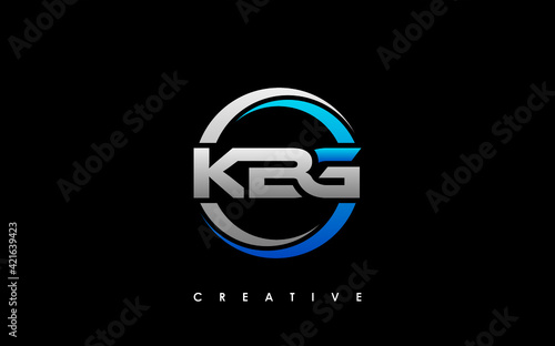 Free Download KBG Letter Initial Logo Design Template Vector Illustration - GFXLoad