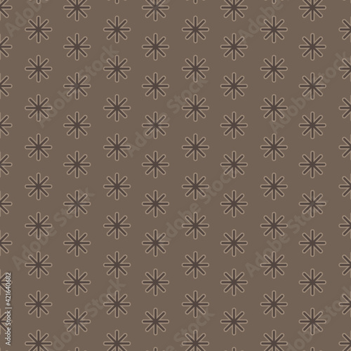 Seamless background concept brown symbol stars