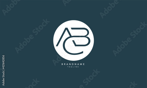 Alphabet letters Initials Monogram logo ABC, AB, BC photo