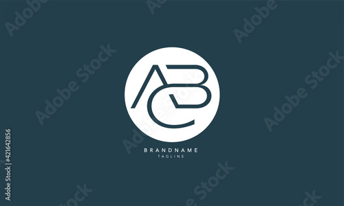 Alphabet letters Initials Monogram logo ABC, AB, BC