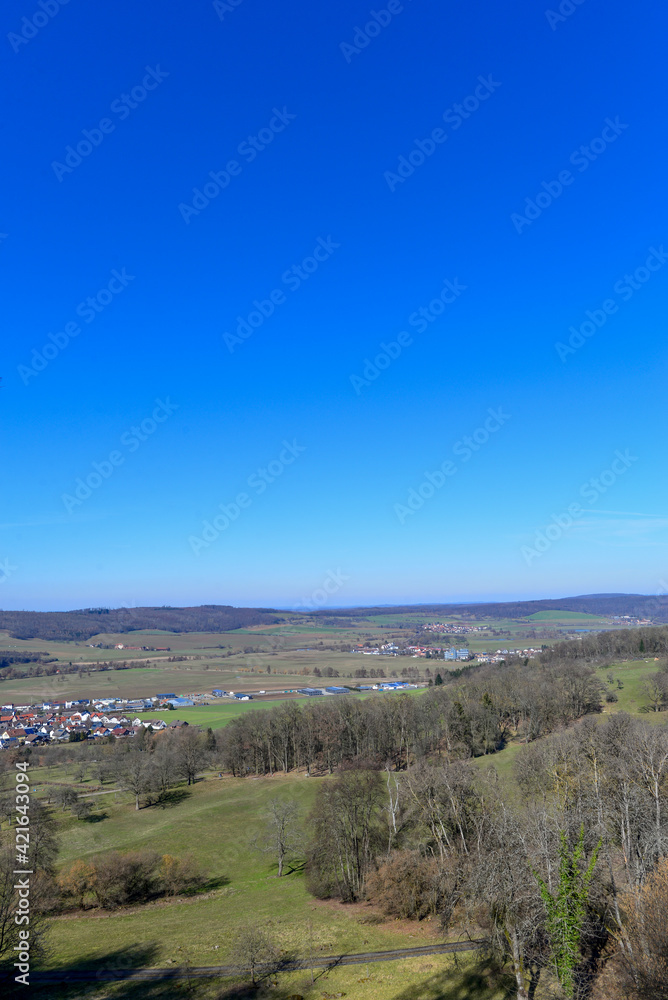 Obraz premium Glauburg in Wetterau-Hessen