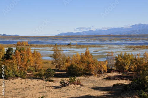 Fototapeta Naklejka Na Ścianę i Meble -  Siberia, Lake Baikal, Svyatoy Nos peninsula