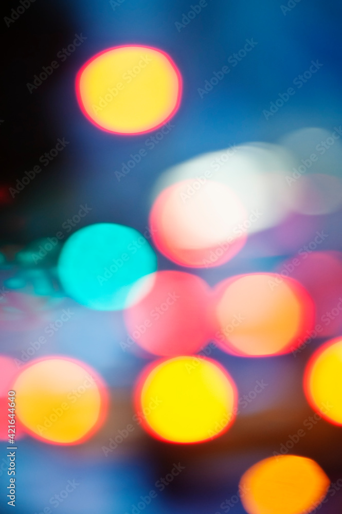 USA, New York City, City lights out of focus USA, New York City, City lights out of focus