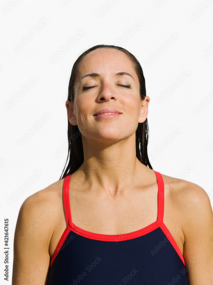 Woman wearing a bathing suit Woman wearing a bathing suit