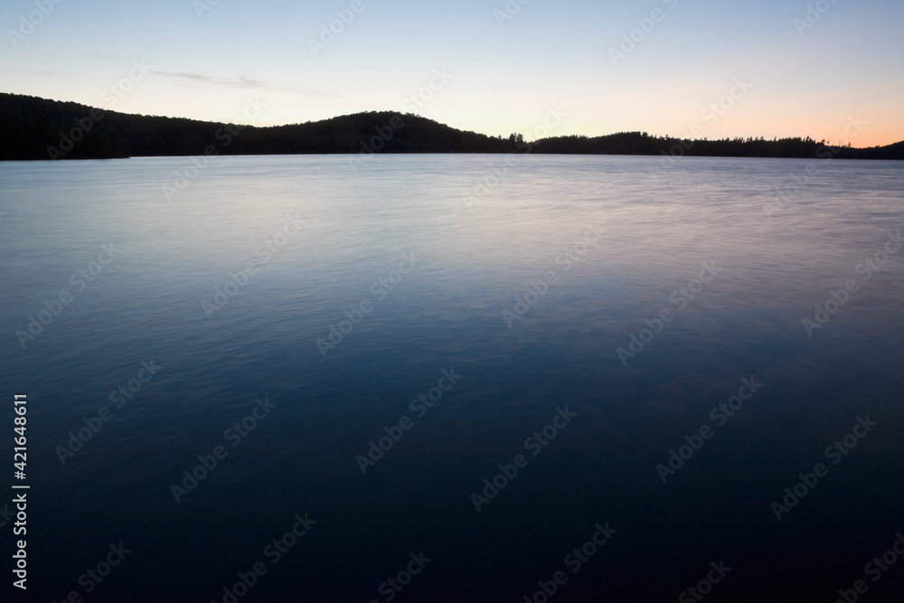 Lake at twilight Lake at twilight