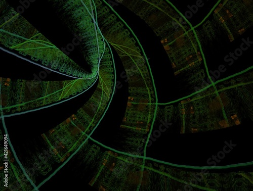 Imaginatory fractal background generated Image