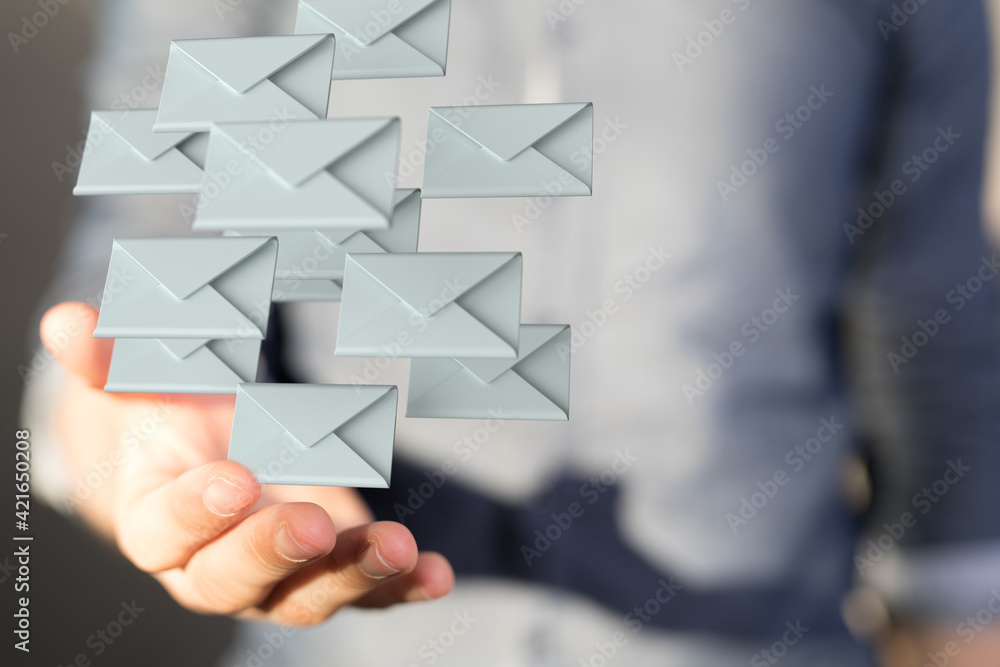 Email Technology Concept with icons symbol Email Technology Concept with icons symbol