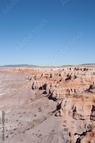 USA, Arizona, Painted Desert, Little Painted Desert, View on canyon