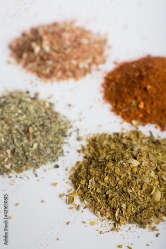 Variety of spices