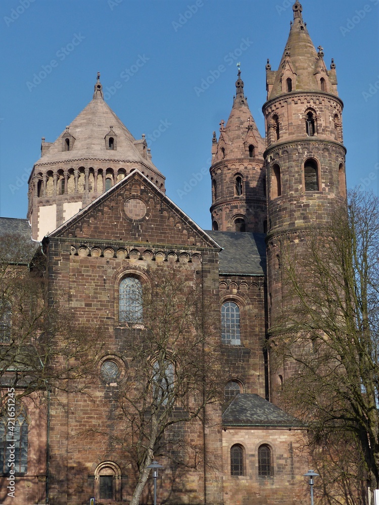 Der Dom - Hochformat in Worms am Rhein