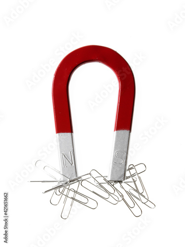 Magnet and paper clips