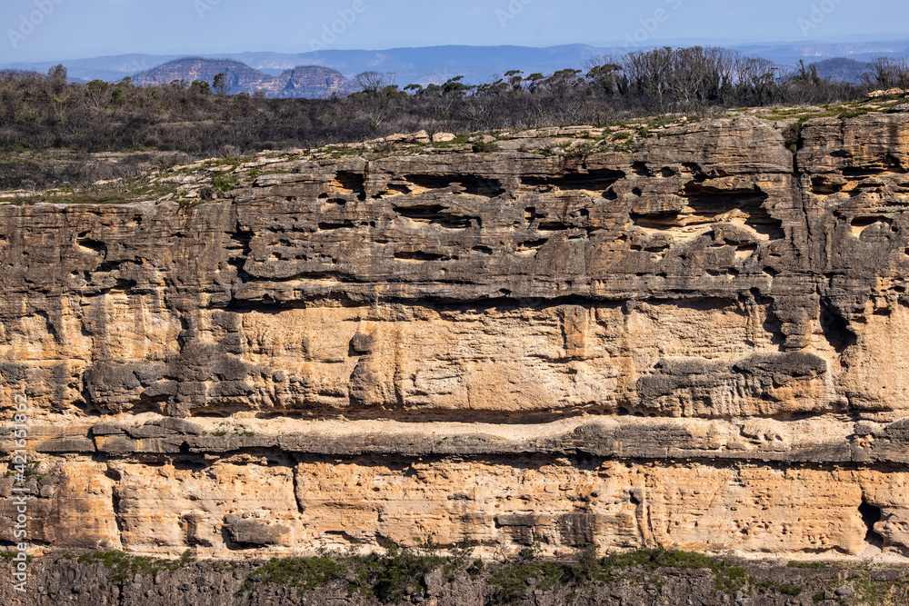 Obraz premium Kanangra Walls, Kanangra Boyd National Park, N.S.W. Australia