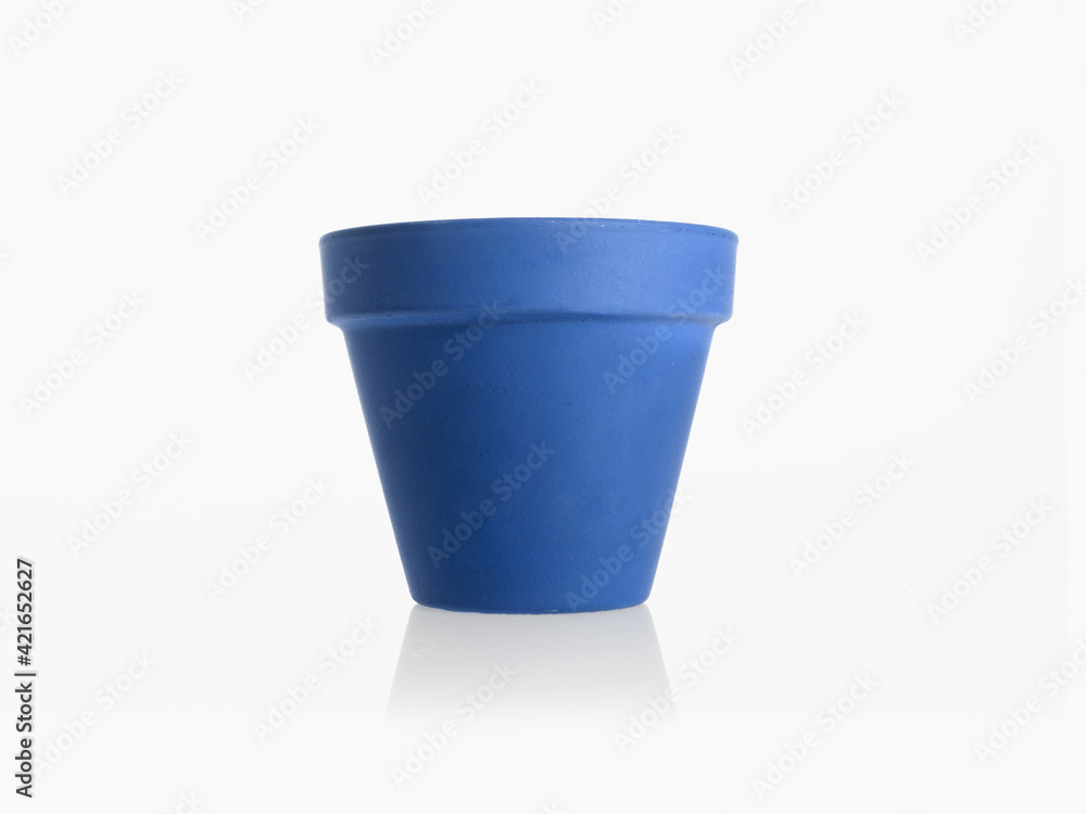 Studio shot of flower pot Studio shot of flower pot