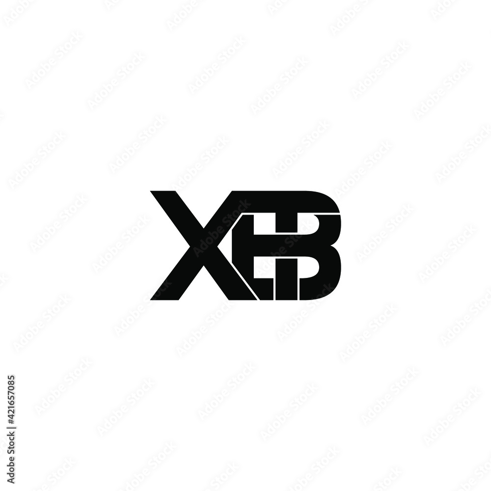 xbt letter original monogram logo design xbt letter original monogram logo design