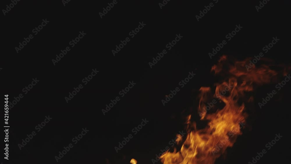 Fire burning in slow motion. Perfect for compositing and post production. Fire burning in slow motion. Perfect for compositing and post production.