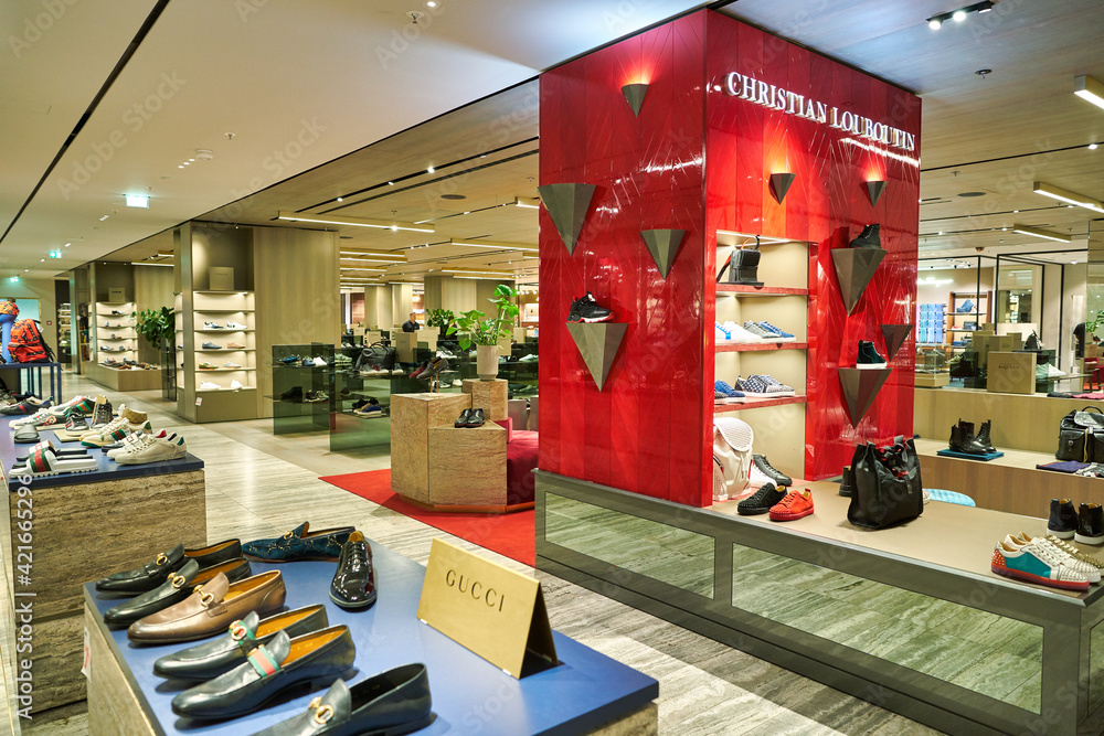 BERLIN, GERMANY - CIRCA SEPTEMBER, 2019: interior shot of the Kaufhaus des  Westens (KaDeWe) department store in Berlin. Stock Photo | Adobe Stock