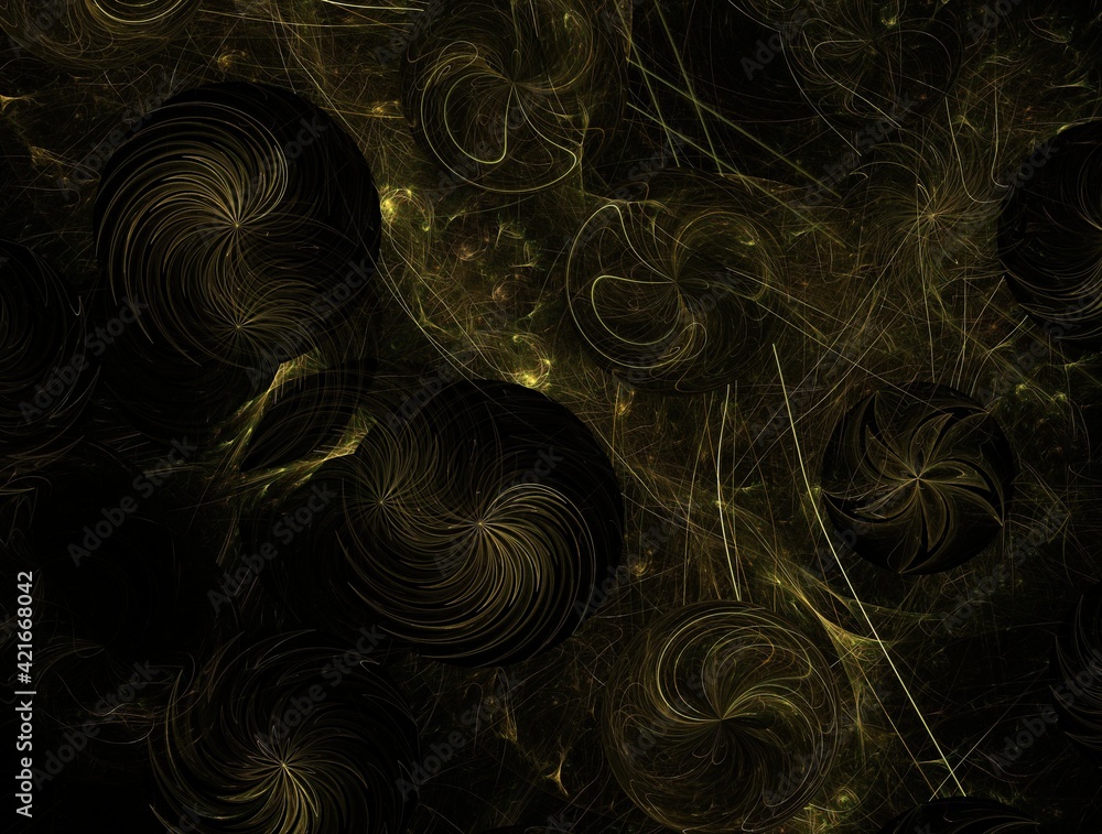 Naklejka premium Imaginatory fractal background generated Image