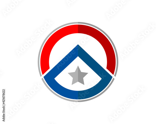 Spartan shield with american theme logo Free Download Spartan shield with american theme logo - GFXLoad