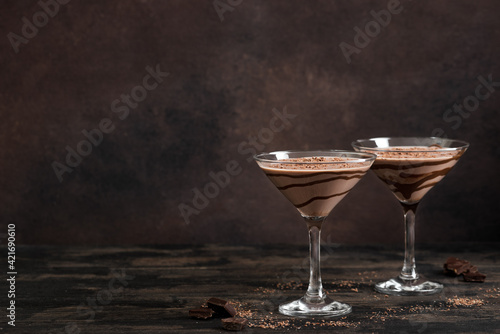 Obraz na płótnie Chocolate Truffle Martini Cocktail