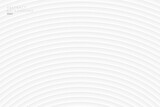Abstract white and grey circles spin pattern lines background. Simple and minimal silver color. Design decoration concept for web layout, poster, banner. Vector illustration.