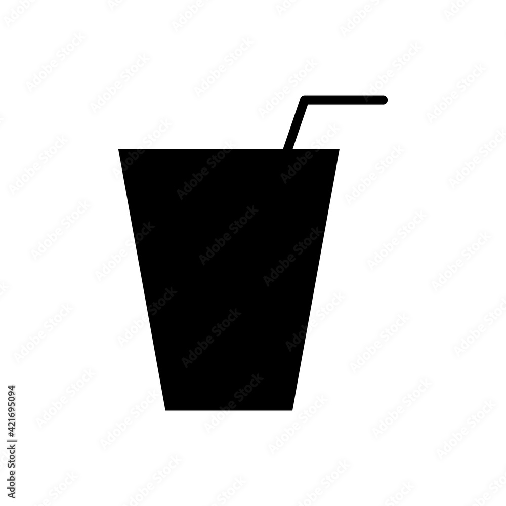 Drink icon. Editable stroke. Design template vector Drink icon. Editable stroke. Design template vector