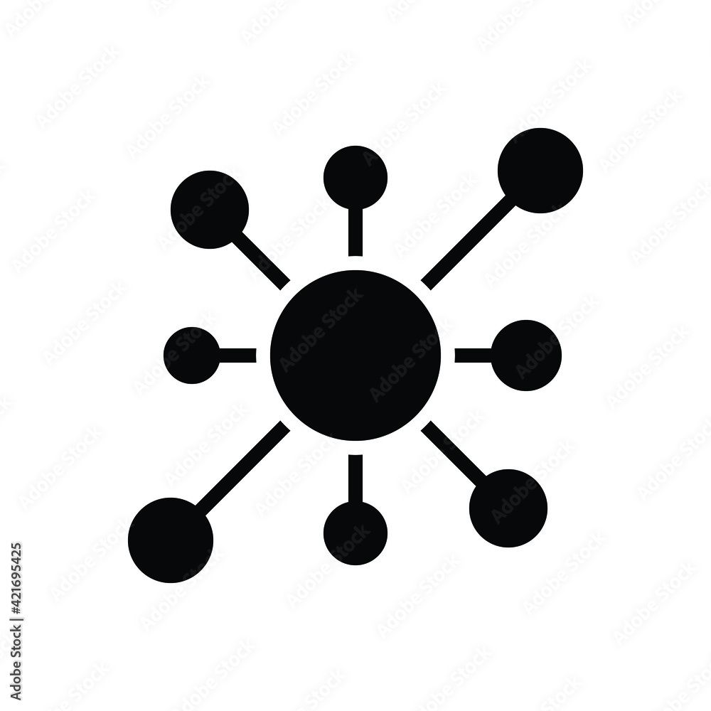 Black solid icon for node Black solid icon for node