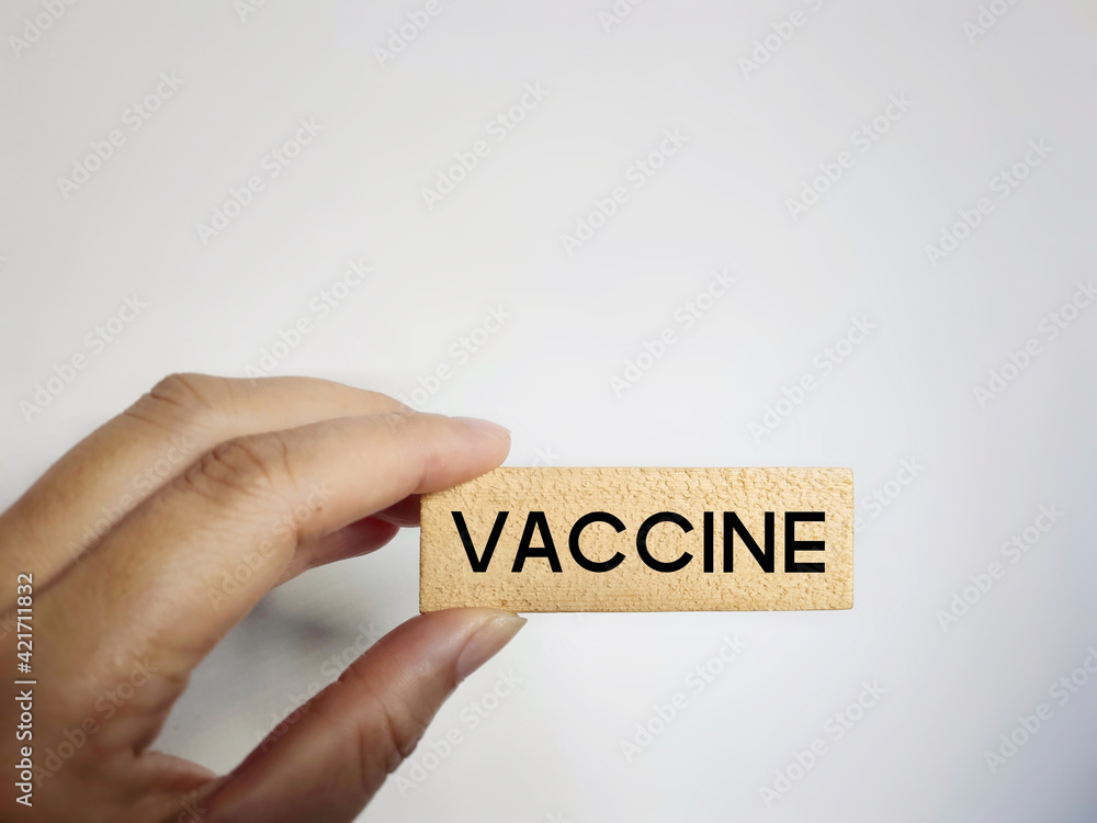 Social Issue Concept - VACCINE text on wooden block background. Stock photo. Social Issue Concept - VACCINE text on wooden block background. Stock photo.