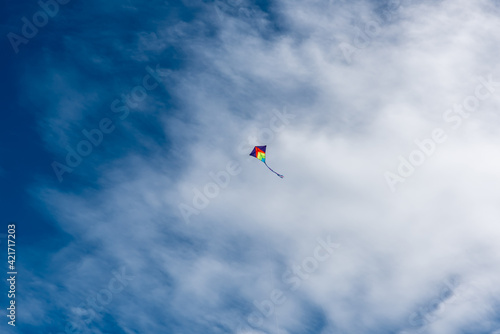 Colorful Kites flying over the sky