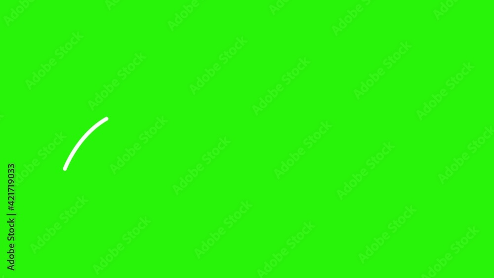 Short line and shapes animation effects elements on green screen chroma key Short line and shapes animation effects elements on green screen chroma key