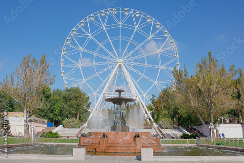  The Ferris wheel 65 meters.