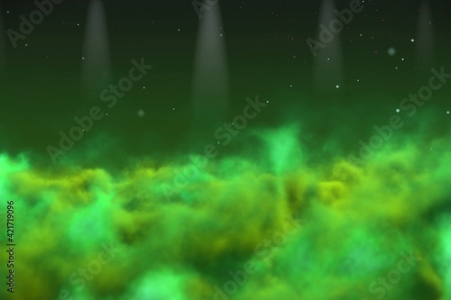 Abstract background design illustration of mysterious sky concept with spotlights you can use for art purposes