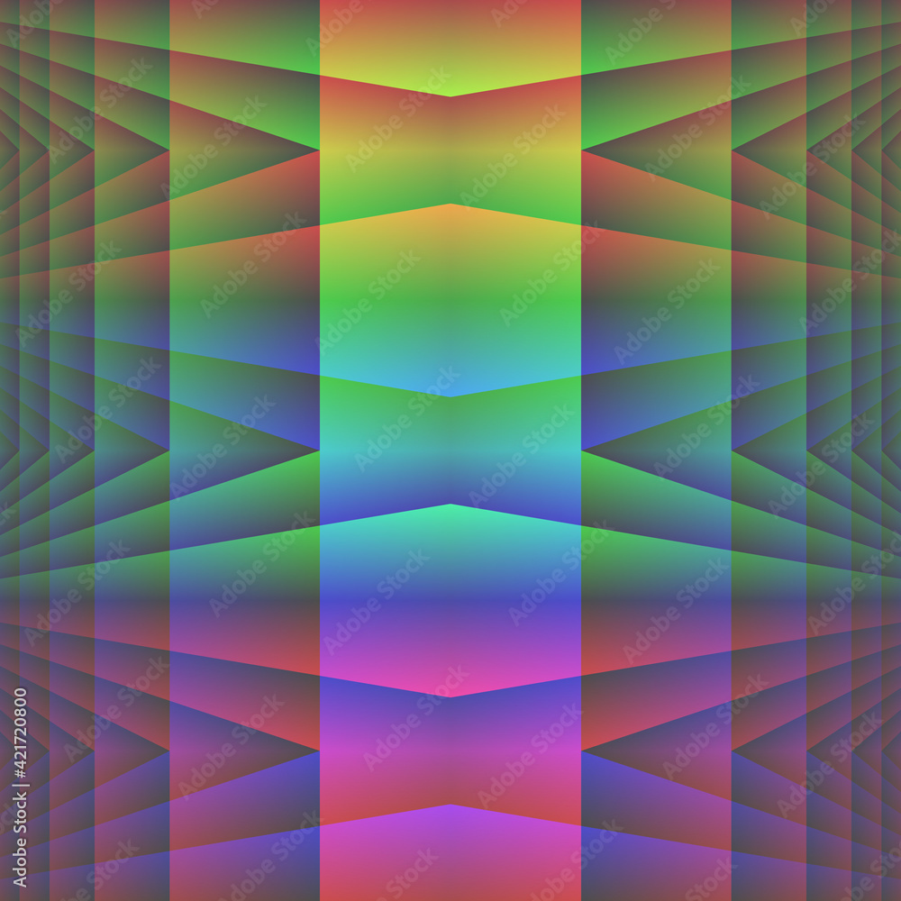 A variety of colourful patterns that are loosely art deco A variety of colourful patterns that are loosely art deco