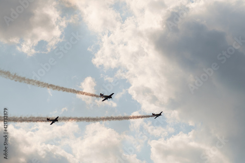 Airplane team flight