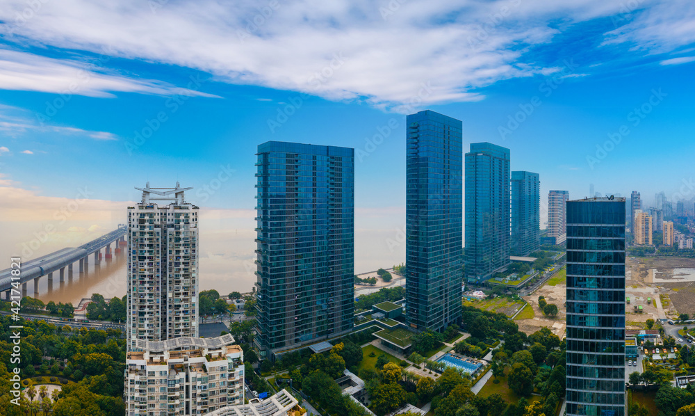 Urban scenery of Wenzhou City, Zhejiang Province, China