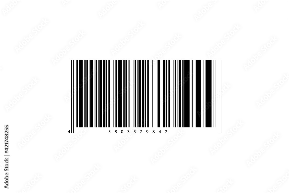 Realistic bar code icon. A modern simple flat barcode. Marketing, the concept of the Internet. Realistic bar code icon. A modern simple flat barcode. Marketing, the concept of the Internet.