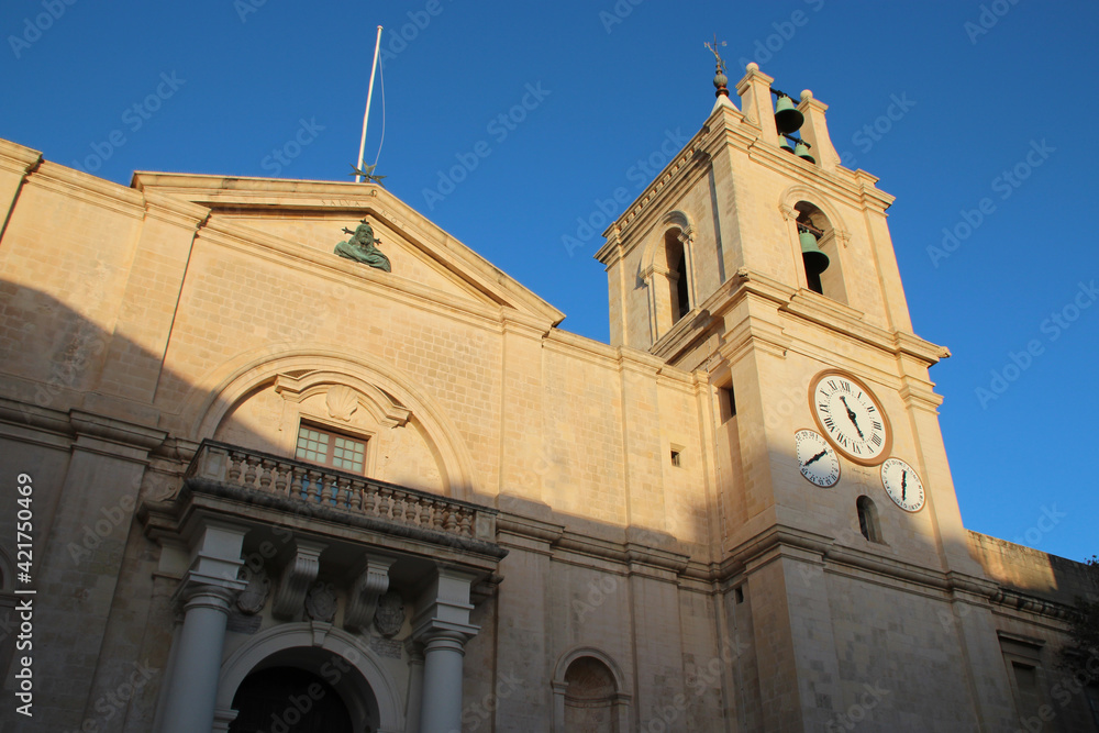 saint-jean co-cathedral in valletta in malta