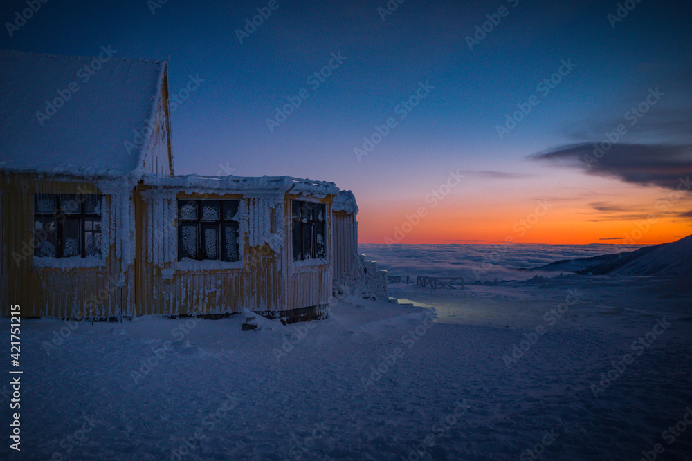 house in the mountains